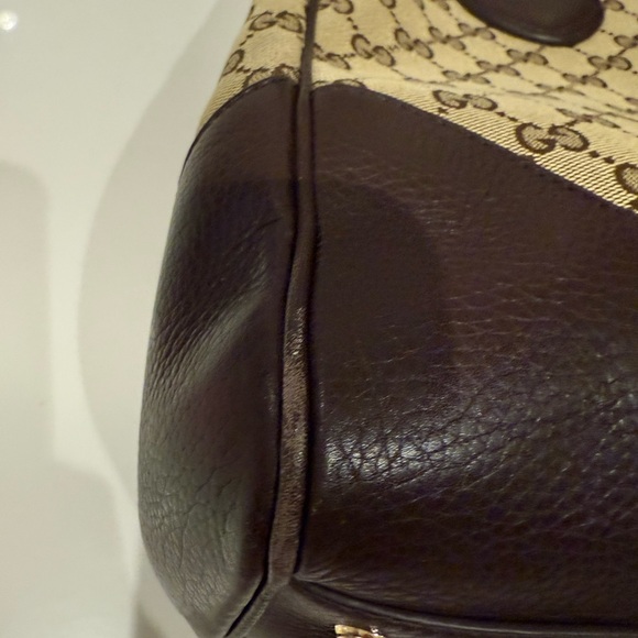 Gucci Medium GG Canvas Diana Bamboo Top Handle - Picture 11 of 14
